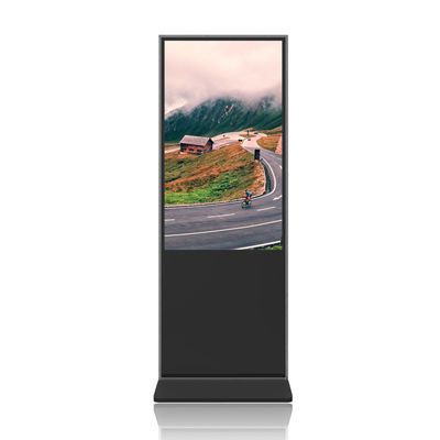 플로어 스탠딩 광고 방송 디스플레이 터치 스크린 패널 4k HD 현명한 스크린 키오스크