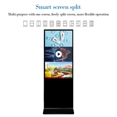49 인치 울트라 슬림 LCD 플레이어 광고 방송 디스플레이 디지털 광고 기계
