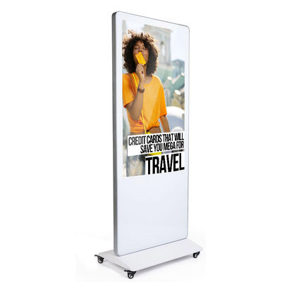 LCD 움직일 수 있는 터치스크린 디지털 방식으로 Signage 광고 간이 건축물 지면 입상