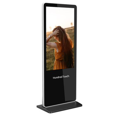 적외선 접촉 USB 플러그 앤 플레이를 가진 디지털 방식으로 포스터를 광고하는 독립 구조로 서있는 32 인치 안드로이드