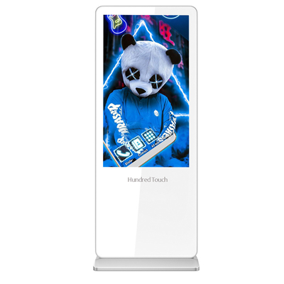 적외선 접촉 USB 플러그 앤 플레이를 가진 디지털 방식으로 포스터를 광고하는 독립 구조로 서있는 32 인치 안드로이드